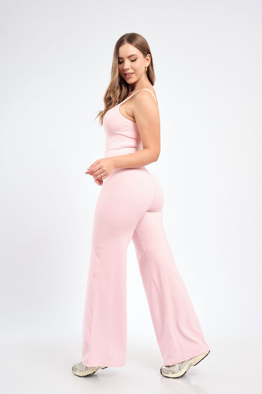 Conjunto Signature Top Tiras Rosa