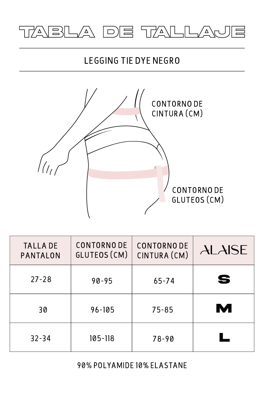 Legging Tie Dye Negro