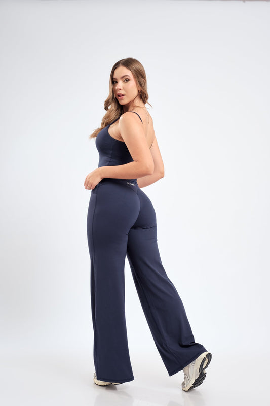 Conjunto Signature Top Tiras Azul Oscuro