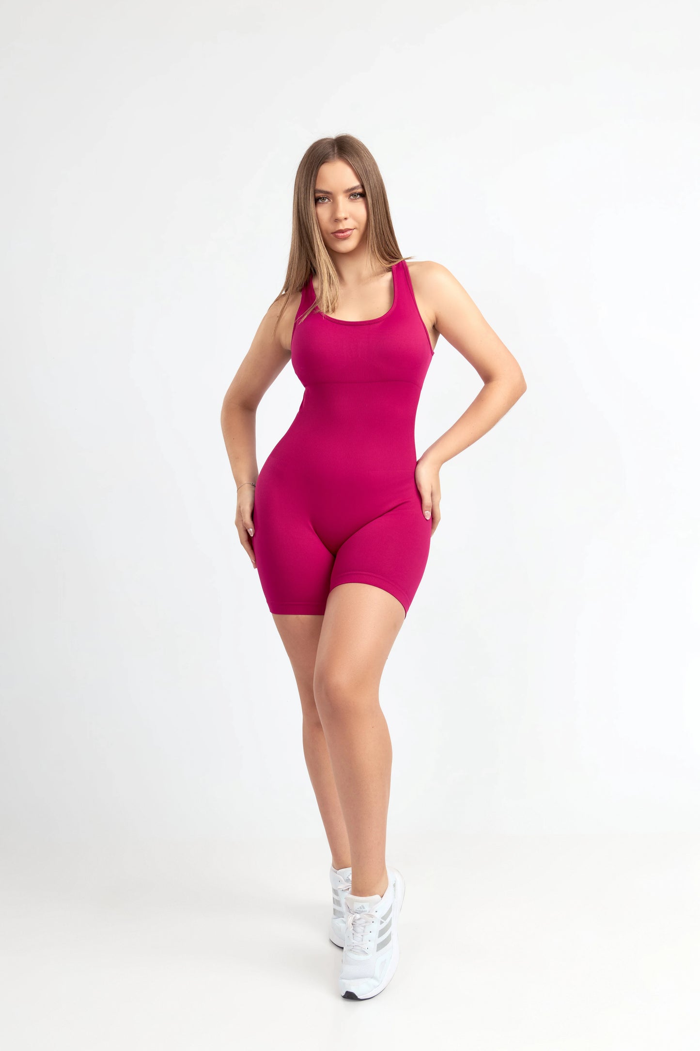 Enterizo Short Magenta