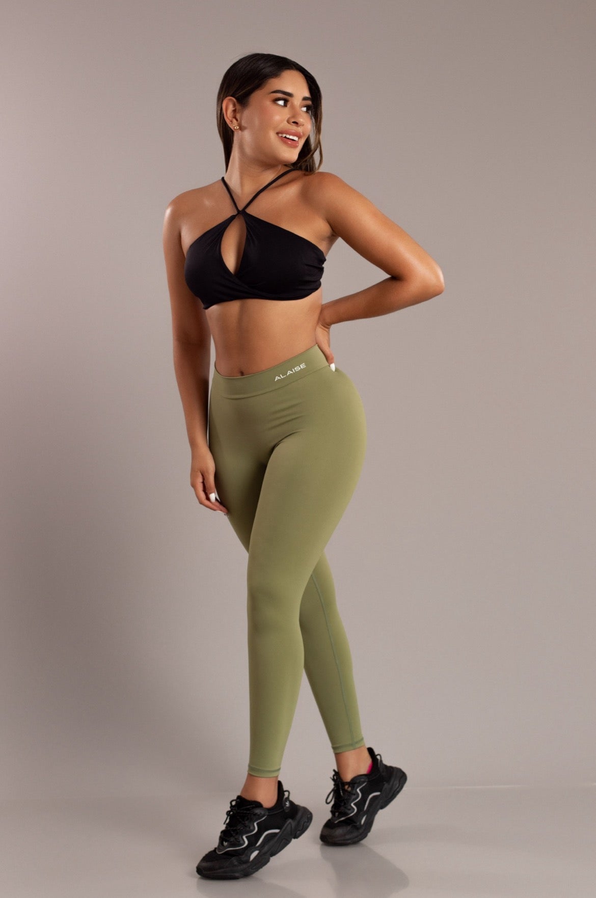 Legging Terra color Verde Oscuro