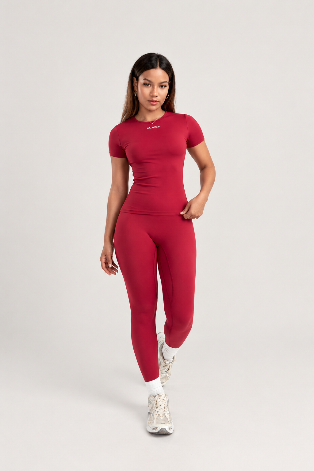 Conjunto Core lux manga corta Cherry