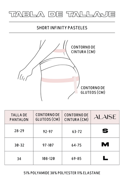 Set Infinity Short Celeste Pastel