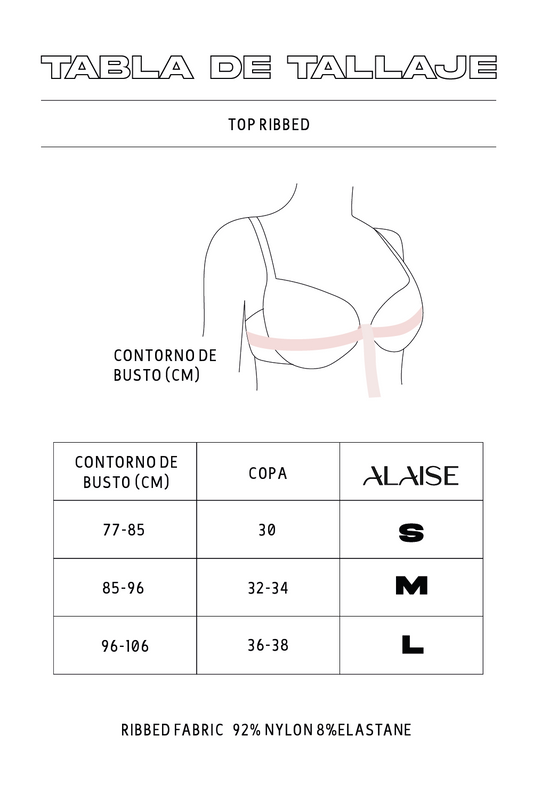 Conjunto Short Ribbed Azul mora