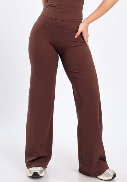 Leggings V-pant Signature Marrón