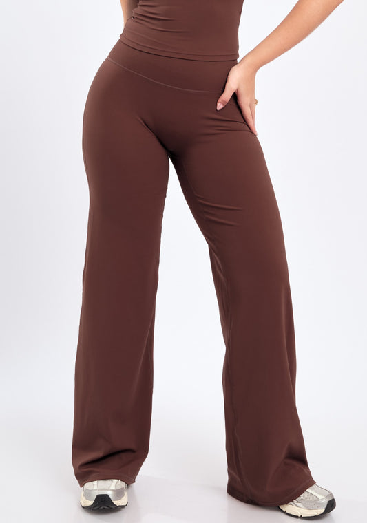 Leggings V-pant Signature Marrón
